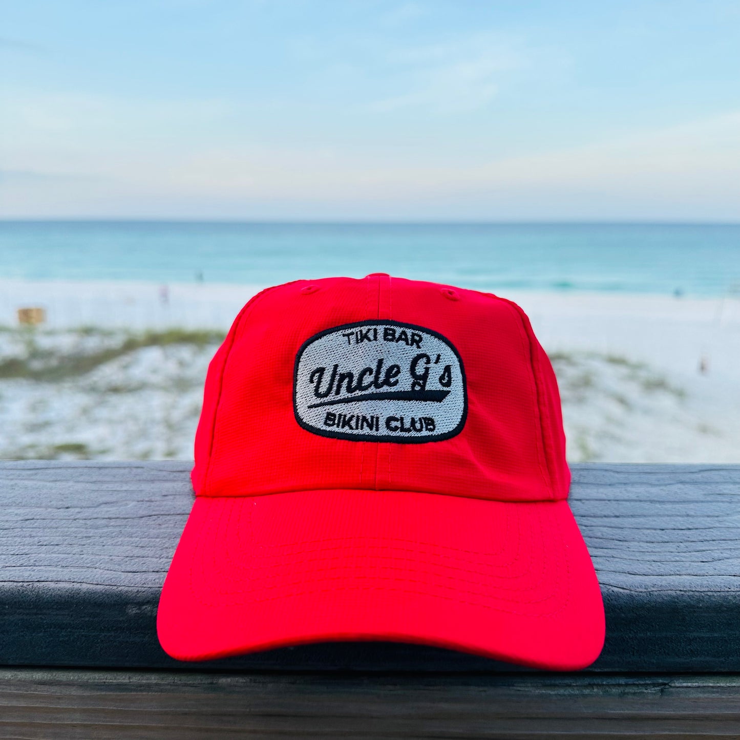 Uncle G's Original Stitched Logo Performance Cap - Red Pepper