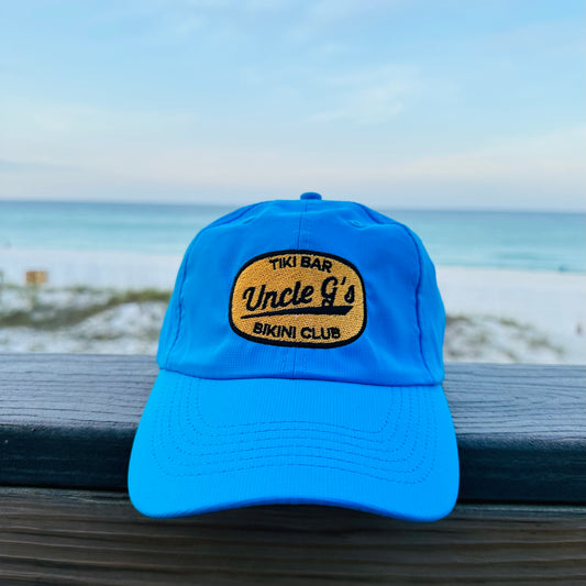 Uncle G's Original Stitched Logo Performance Cap - Pacific Blue